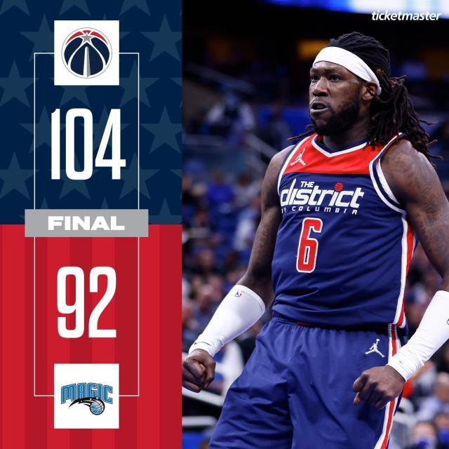 mk体育官网-多点开花轻取魔术！奇才豪取四连胜坐稳东部第一